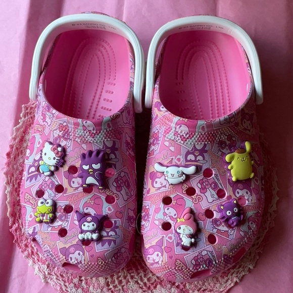 π±ππ± CROCS HELLO KITTY  CLOGS π±ππ± - Picture 7 of 16